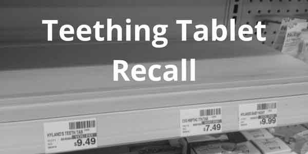 Hylands teething tablet lawsuit 2017 filed alleging belladonna side effects