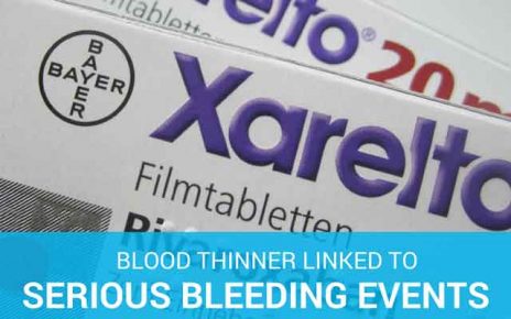 box of Xarelto blood thinner in the Xarelto law suit