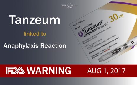 FDA Warning Tanzeum linked to Anaphylaxis Reaction