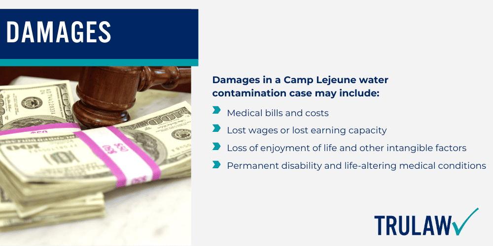 Camp Lejeune Water Contamination Lawsuit; Discovery of Toxic Substances in Camp Lejeune Water; Health Issues related to Camp Lejeune Water Contamination;  Health Issues related to Camp Lejeune Water Contamination;   The Camp Lejeune Justice Act; Previous Attempts by the Federal Government to Provide Benefits to those affected by Water Contamination;  How are Claims for the Camp Lejeune Water Contamination Lawsuits Submitted; Who Can File a Claim for Water Contamination at Camp Lejeune; What are the Average Camp Lejeune Settlement Amounts; Hiring a Lawyer for Your Camp Lejeune Lawsuit; Evidence; Damages