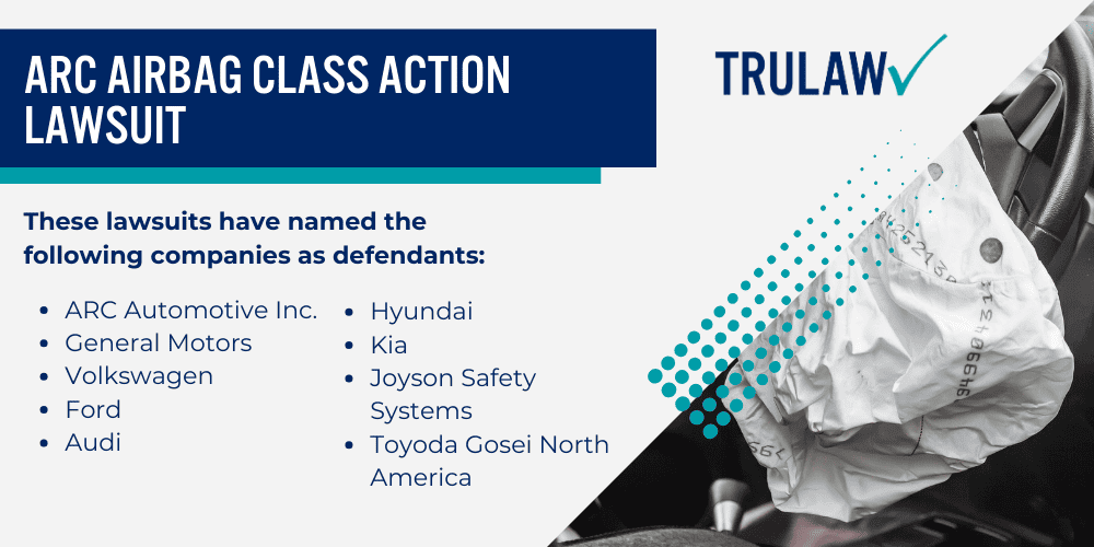 arc airbag lawsuit; arc airbag explosion lawsuit; arc airbag explosion; airbag explosion; About The ARC Airbag Lawsuit; ARC Airbag Inflators Linked To The Deaths Of Two People; Have ARC Airbag Inflators Been Recalled; ARC Airbag Class Action Lawsuit
