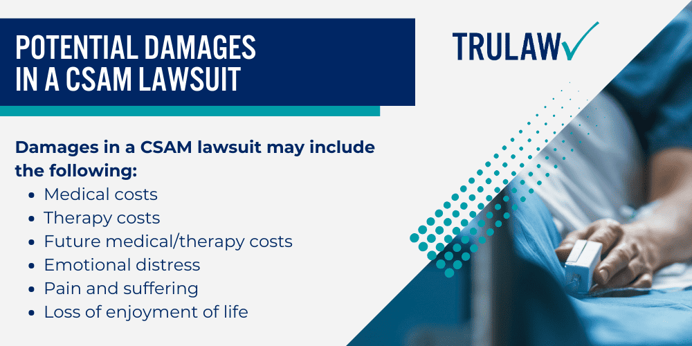 What is Child Sexual Abuse Material (CSAM)?; CSAM And Social Media; Who Are The Victims Of CSAM; CSAM Victim Injuries; Child Sexual Abuse Material (C-SAM) Lawsuits; Instagram & Facebook (Meta) Lawsuit; Preventing And Reporting CSAM; CSAM Victim Resources; CSAM Lawsuit_ CSAM Victims Against Social Media Companies; Do I Qualify For A CSAM Lawsuit; Evidence in a CSAM lawsuit; Damages in a CSAM lawsuit