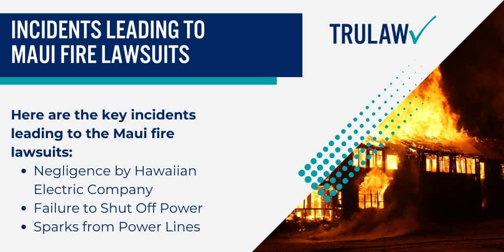 Incidents Leading to Maui Fire Lawsuits