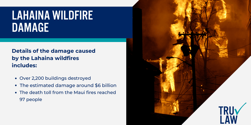 Lahaina Wildfire Damage