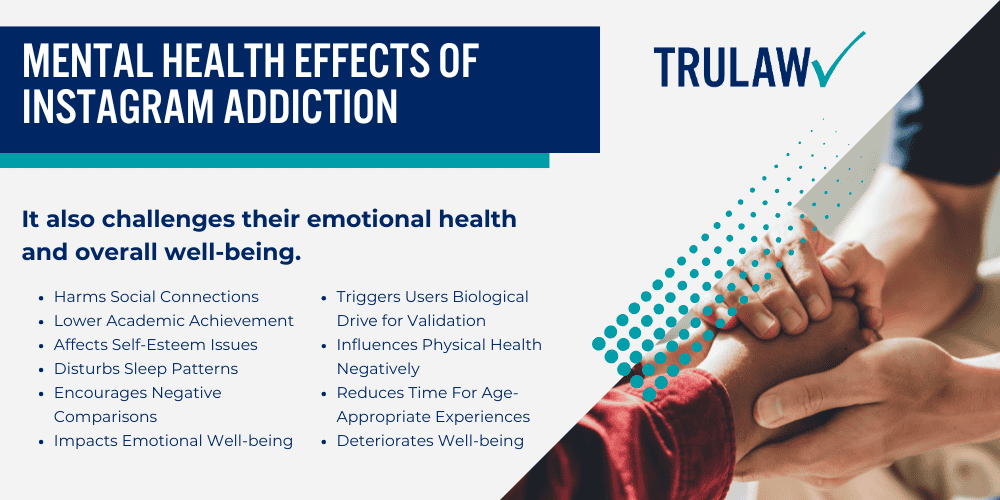 Understanding the Instagram Addiction Lawsuit; Rising Reports in the Instagram Addiction Lawsuit; Criteria for Joining the Instagram Addiction Lawsuit; Impact of Instagram on Youth Mental Health; Legal Actions Against Social Media Companies; Who Qualifies For The Instagram Addiction Lawsuit; Eligibility for teens and their parentslegal guardians; Signs and Consequences of Instagram Addiction in Teens; Mental Health Effects of Instagram Addiction