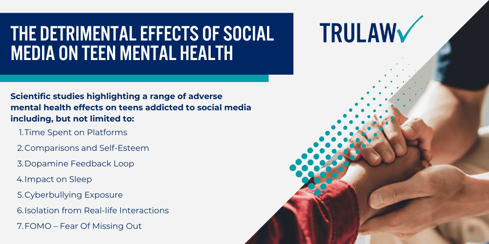 Social Media Lawsuits for Teens; Recent Developments in Social Media Lawsuits for teens; The Detrimental Effects of Social Media on Teen Mental Health