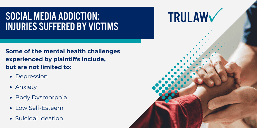 Social Media Addiction Lawsuit Overview; Social Media Addiction Injuries Suffered by Victims