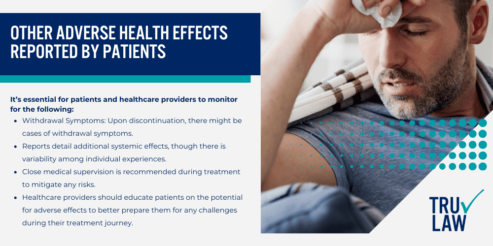 Other Adverse Health Effects Reported by Patients