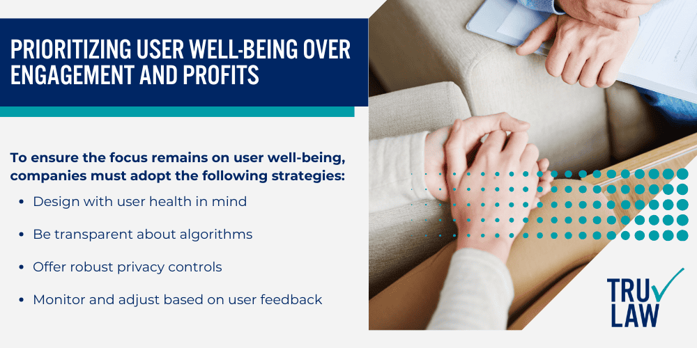 Transforming the Way People Connect and Communicate; Anxiety, Depression, and Low Self-Esteem; Fear of Missing Out (FOMO) and Social Comparison; Collaborating with Mental Health Experts and Researchers; Prioritizing User Well-Being Over Engagement and Profits