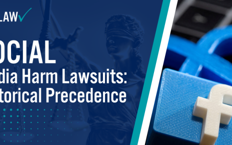 Social Media Harm Lawsuits Historical Precedence; The Influence of Social Media on Mental Health and Well-being