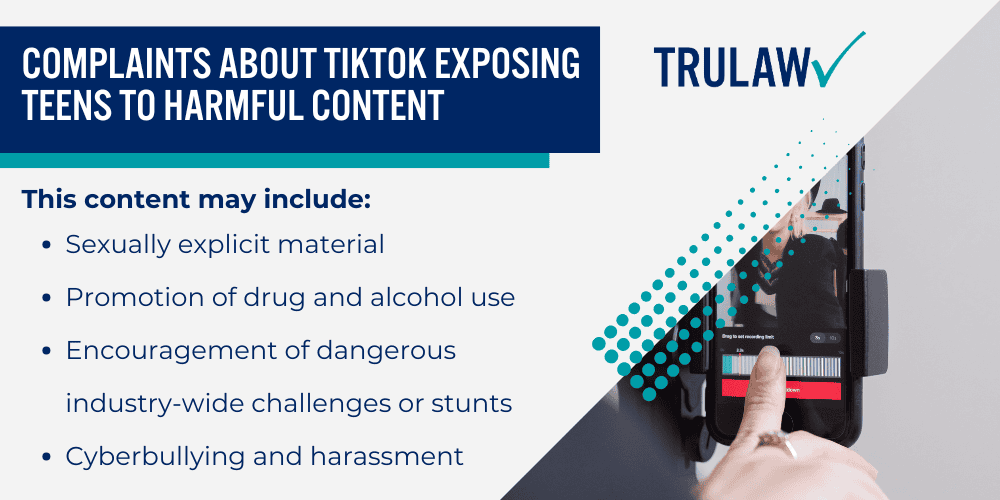 Prevalence of TikTok Usage and Addiction Among Teens; TikTok Addiction’s Role in Poor Self-Esteem and Body Image; Complaints About TikTok Exposing Teens to Harmful Content
