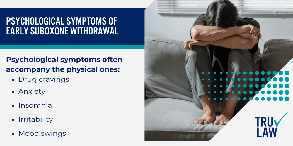 Psychological Symptoms of Early Suboxone Withdrawal