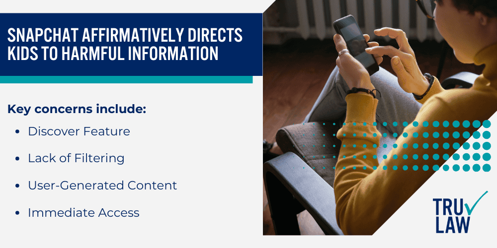 Meta Platforms Also Named in Snapchat Lawsuits; Snapchat Affirmatively Directs Kids to Harmful Information