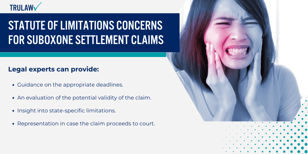 Statute of Limitations Concerns for Suboxone Settlement Claims