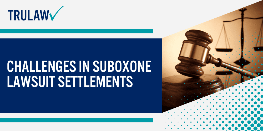 Factors Affecting Suboxone Settlement Eligibility; The Suboxone Settlement Process Explained; Potential Steps in Suboxone Lawsuit Settlements; Evidence Required for Suboxone Settlement Claims; Choosing the Right Lawyer for Your Suboxone Case; How Suboxone Settlement Funds Are Distributed; Challenges in Suboxone Lawsuit Settlements