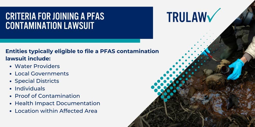 Criteria for Joining a PFAS Contamination Lawsuit