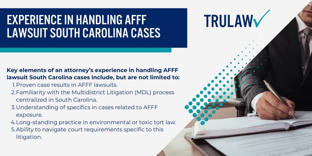 Understanding the Legal Basis for AFFF Lawsuits; Identifying Potential Defendants in AFFF Lawsuits; Manufacturers and Distributors of AFFF Products; Gathering Evidence to Support Your AFFF Lawsuit Claim; Medical Records and Health Impact Documentation; Tru Law Choosing the Right Attorney for Your AFFF Lawsuit; Experience in Handling AFFF Lawsuit South Carolina Cases (1)