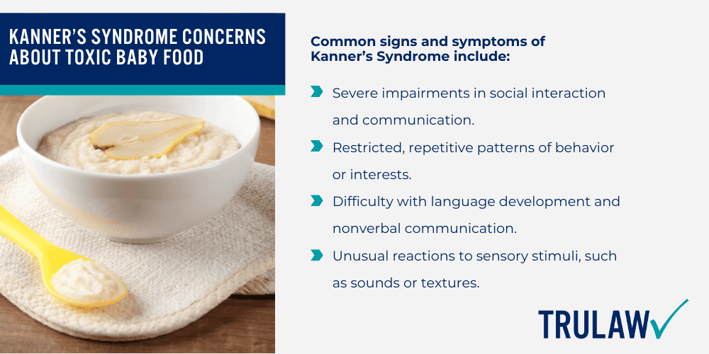 Intro to the Toxic Baby Food Lawsuit; Kanner’s Syndrome Concerns About Toxic Baby Food