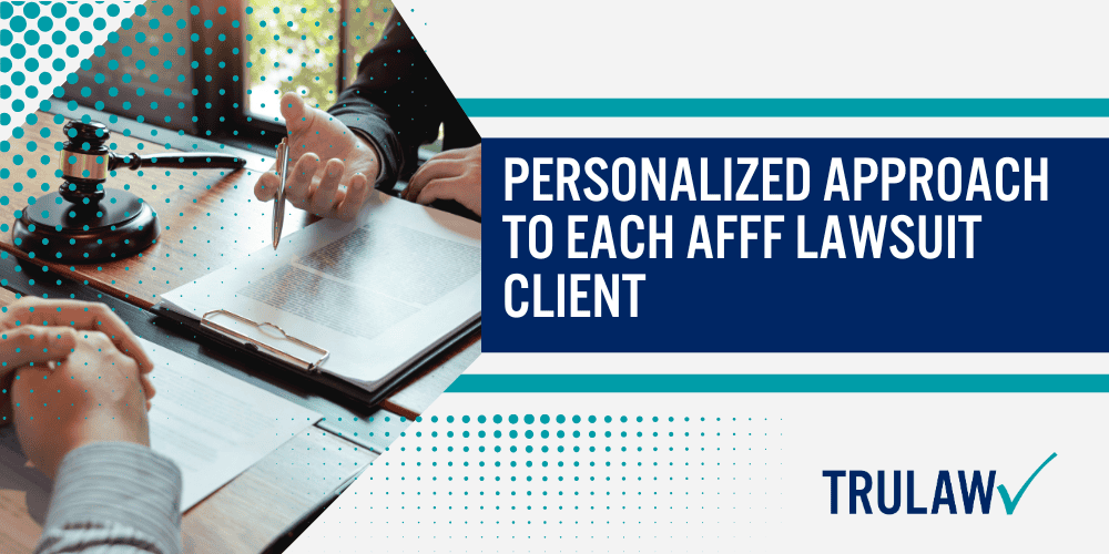 TruLaw's Experience in Assisting with AFFF Lawsuit Claims; Proven Track Record of Success in Toxic Exposure Litigations; Comprehensive Overview of the AFFF Litigation; TruLaw’s Understanding of AFFF Chemicals & Health Risks; Why Choosing the Right Law Firm for AFFF Claims Matters; Why Choosing the Right Law Firm for AFFF Claims Matters; Personalized Approach to Each AFFF Lawsuit Client