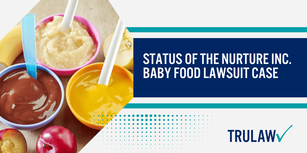 Allegations Against Nurture Inc. in the Baby Food Lawsuit; Plaintiffs in the Nurture Inc. Baby Food Lawsuit; Legal Basis for the Nurture Inc. Baby Food Lawsuit; Status of the Nurture Inc. Baby Food Lawsuit Case