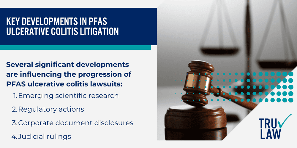 Progression of PFAS Ulcerative Colitis Lawsuits in the Courts; Key Developments in PFAS Ulcerative Colitis Litigation