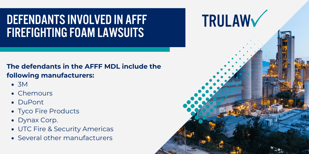 Links Between AFFF Firefighting Foam and Non-Hodgkin Lymphoma Risk; PFAS Chemicals in AFFF Firefighting Foam and Their Impact on Human Health; What is the AFFF Firefighting Foam MDL; Defendants Involved in AFFF Firefighting Foam Lawsuits