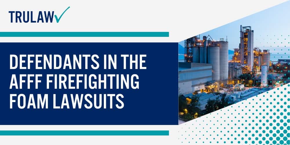 Connections Between AFFF Firefighting Foam and Increased Risk of Lymphoma; AFFF Firefighting Foam MDL 2873; Defendants in the AFFF Firefighting Foam Lawsuits