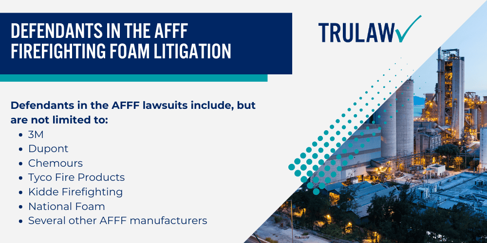 Link Between Aqueous Film-Forming Foam (AFFF) and Multiple Myeloma Risk; PFAS Chemicals in Firefighting Foam and Their Impact on Human Health; AFFF Firefighting Foam Lawsuit Explained; Defendants in the AFFF Firefighting Foam Litigation