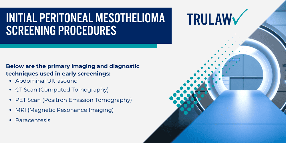 Clinical Presentation of Peritoneal Mesothelioma; Initial Peritoneal Mesothelioma Screening Procedures 