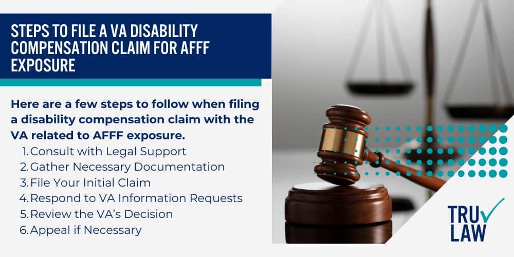 Who Is Eligible to File a VA Disability Compensation Claim for AFFF Firefighting Foam Exposure; What Evidence is Required for VA Disability Compensation Claims; Steps to File a VA Disability Compensation Claim for AFFF Exposure