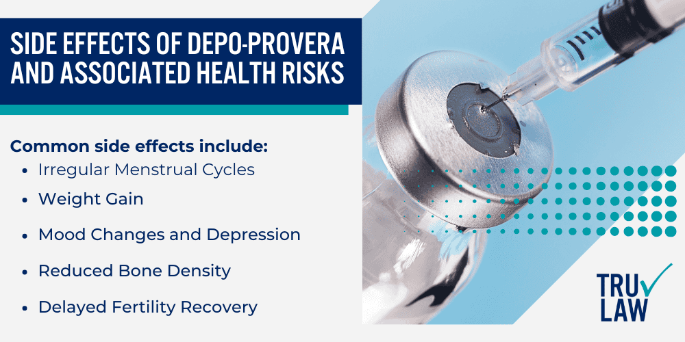 How Can a Depo-Provera Attorney from TruLaw Help You; How much does it cost to hire a Depo-Provera lawyer from TruLaw; Eligibility criteria for filing a depo provera lawsuit; Who Qualifies for the Depo-Provera Lawsuit; Who Does Not Qualify for the Depo-Provera Lawsuit; Health Impacts of Depo-Provera; Side Effects of Depo-Provera and Associated Health Risks