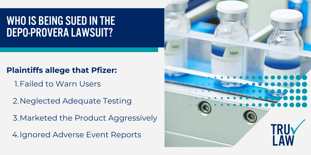 How Can a Depo-Provera Attorney from TruLaw Help You; How much does it cost to hire a Depo-Provera lawyer from TruLaw; Eligibility criteria for filing a depo provera lawsuit; Who Qualifies for the Depo-Provera Lawsuit; Who Does Not Qualify for the Depo-Provera Lawsuit; Health Impacts of Depo-Provera; Side Effects of Depo-Provera and Associated Health Risks; Legal Process for a Depo-Provera Lawsuit; Steps to File a Depo-Provera Lawsuit; Who Is Being Sued in the Depo-Provera Lawsuit