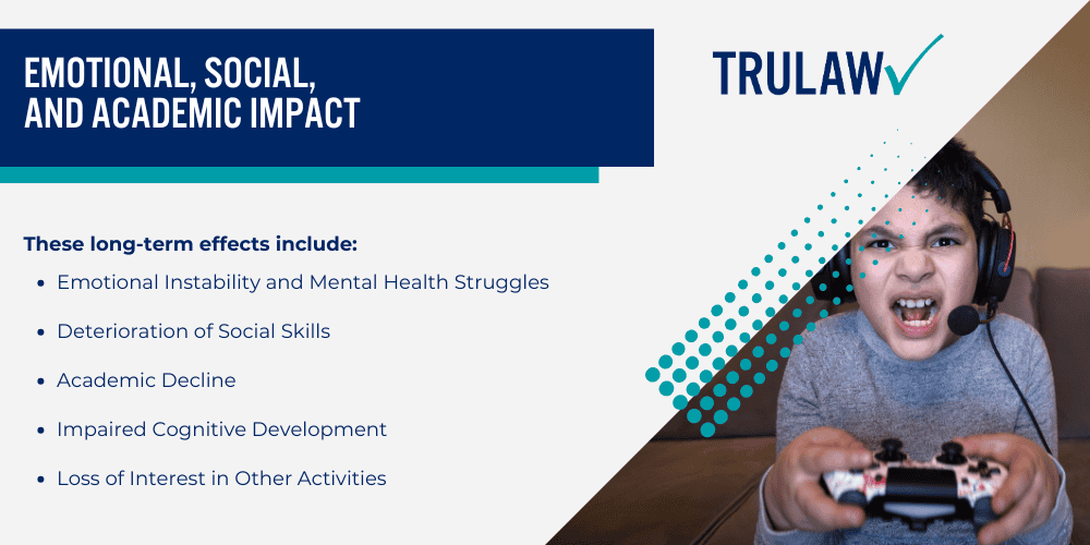 How Video Game Addiction Develops_ EA's Role and Game Design; Psychological Tactics and Game Design; The Use of In-Game Purchases and Loot Boxes; Physical Injuries and Health Consequences; Long-Term Effects of Gaming Addiction and EA's Responsibility; Emotional, Social, and Academic Impact